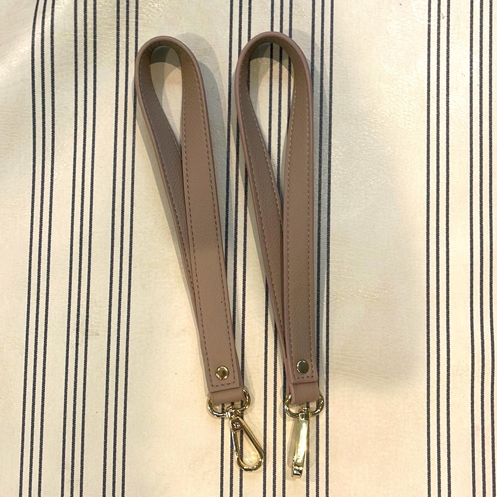 Mina Baie | Stroller Straps | desert (Leather)